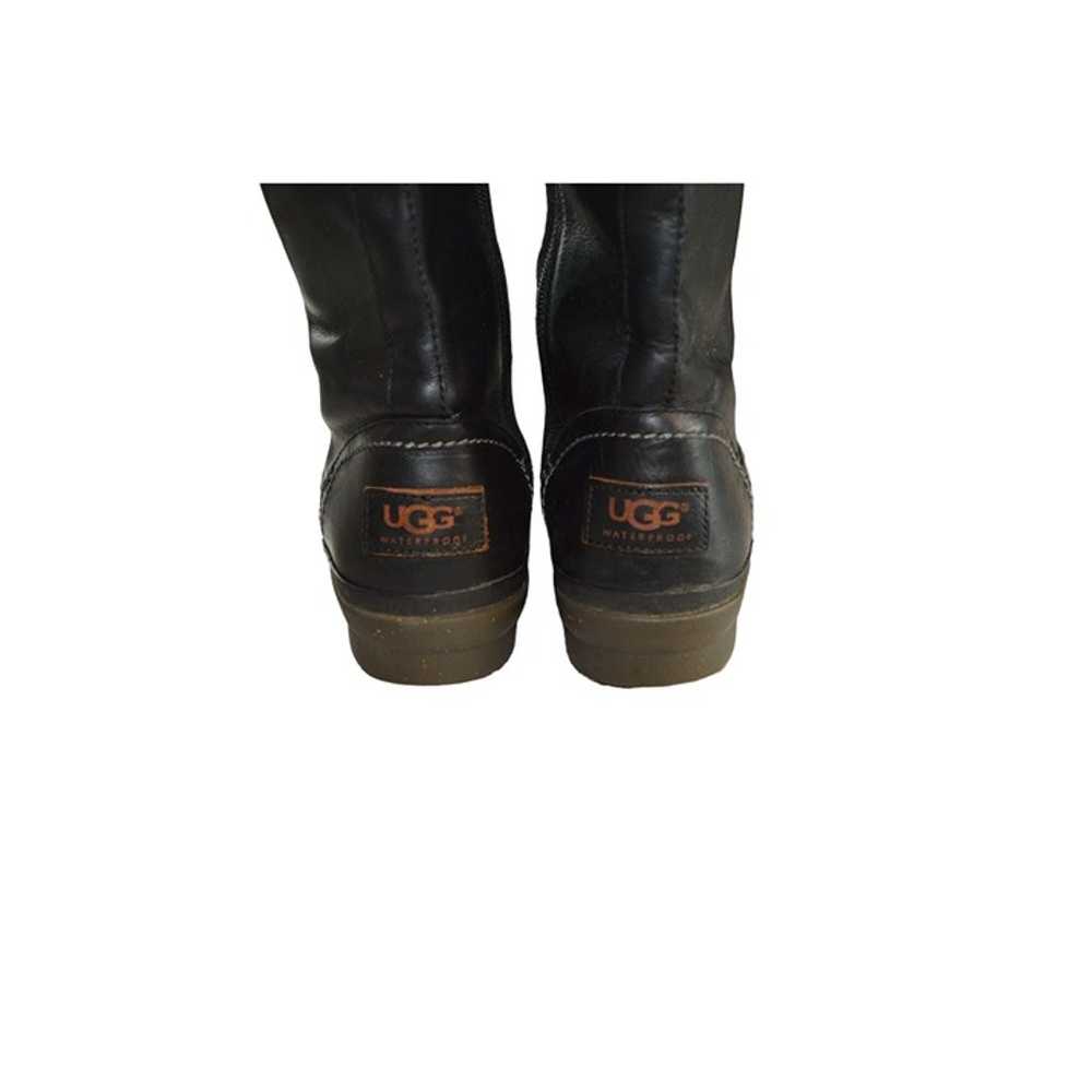 UGG Womens Elsa Waterproof Black Riding Boots Siz… - image 5