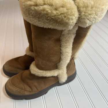 UGG Austria Womens Sunburst Tall 5218 Brown Mid C… - image 1