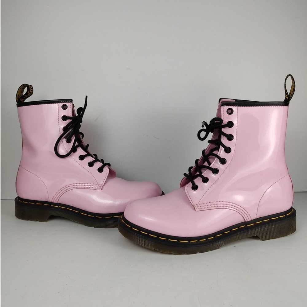 Dr. Martins 1460 high top boots pastel pink women… - image 2