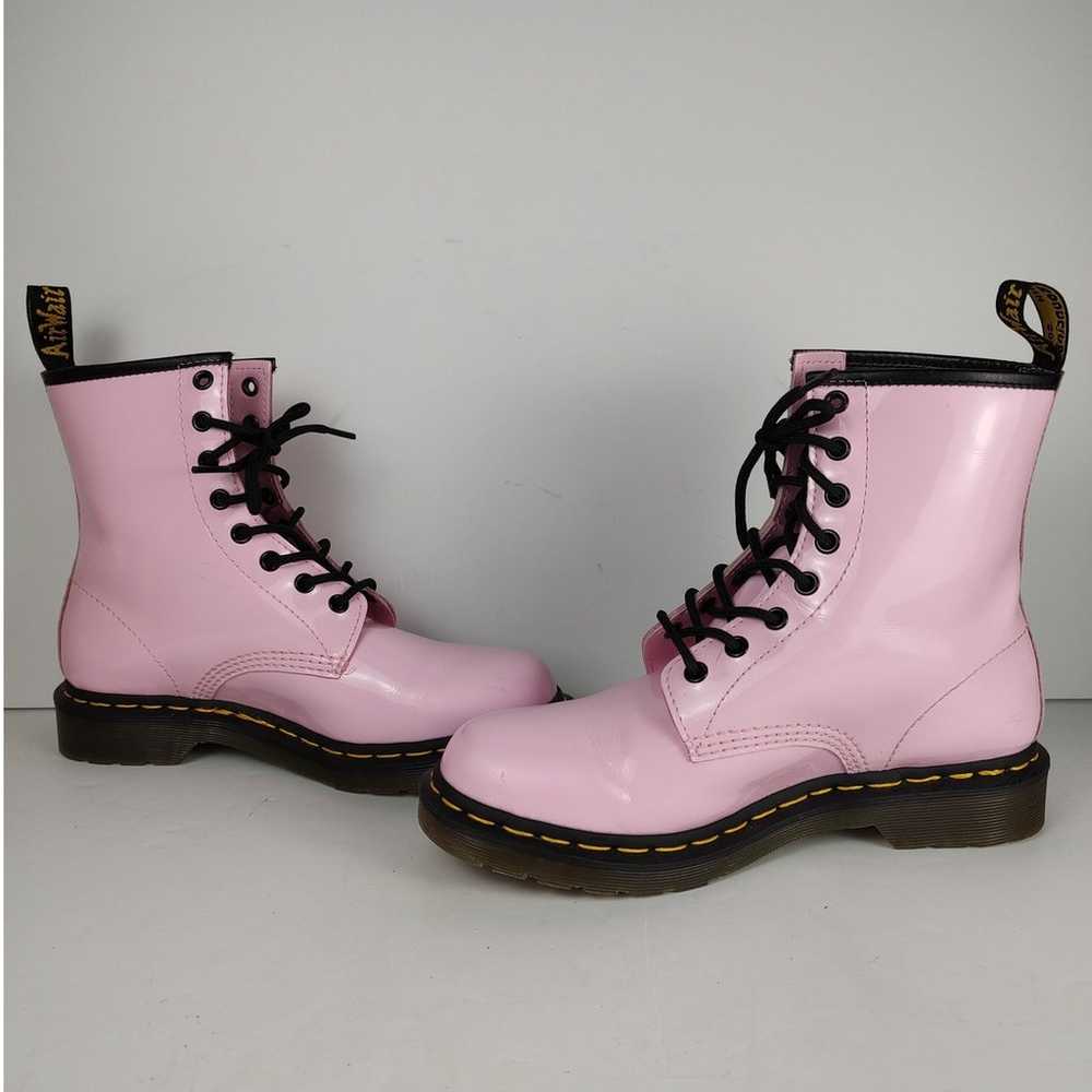 Dr. Martins 1460 high top boots pastel pink women… - image 3