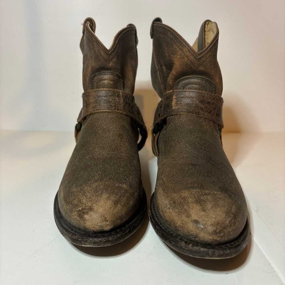 Frye Harness boots Womens Size 9.5 B Leather Ankl… - image 5