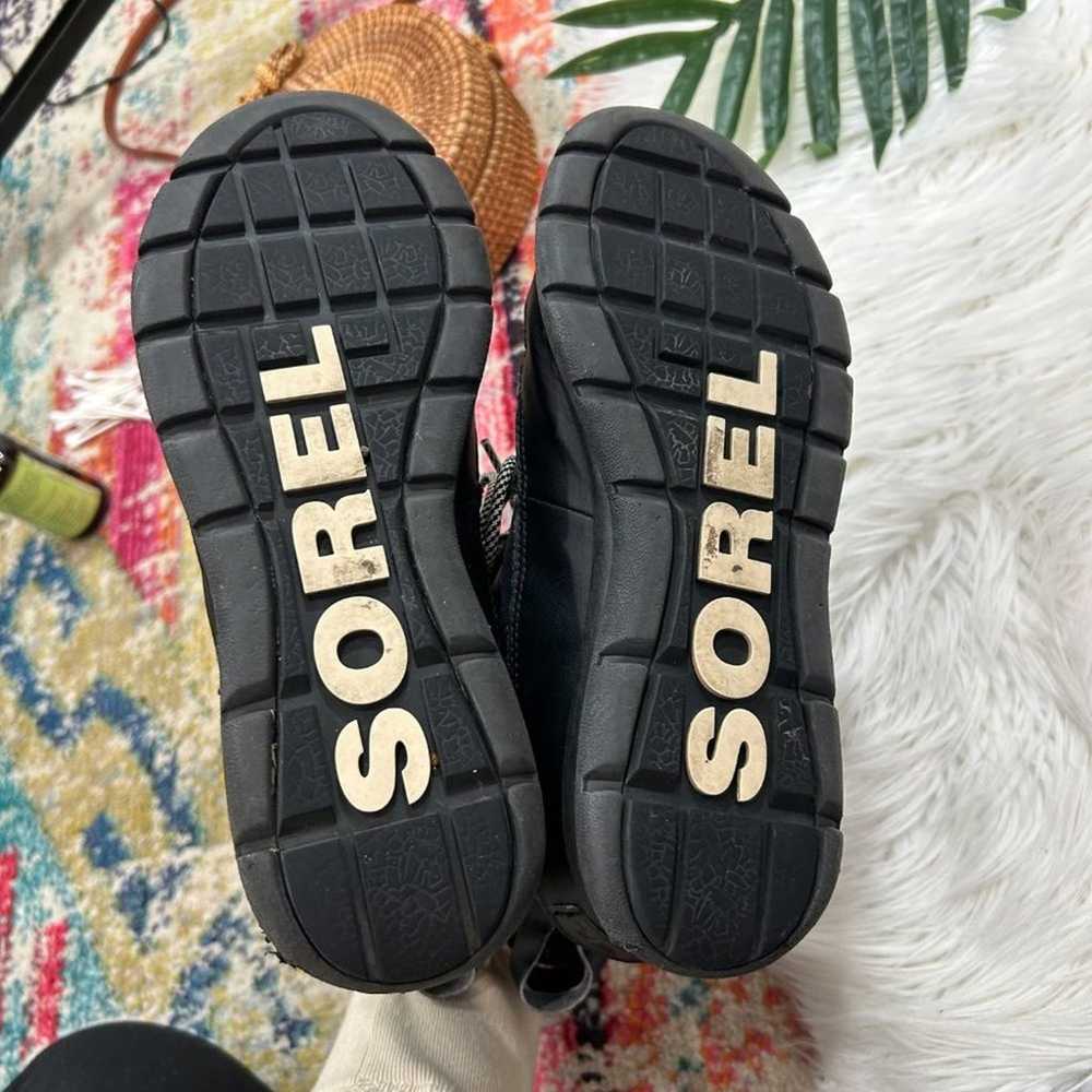 Sorel Neutral Black White Fleece Explorer Carniva… - image 6