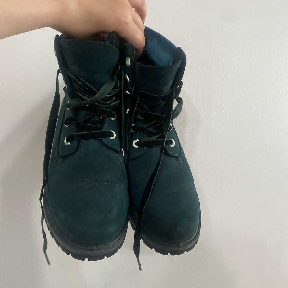 Green Suede Timberland boots - image 2