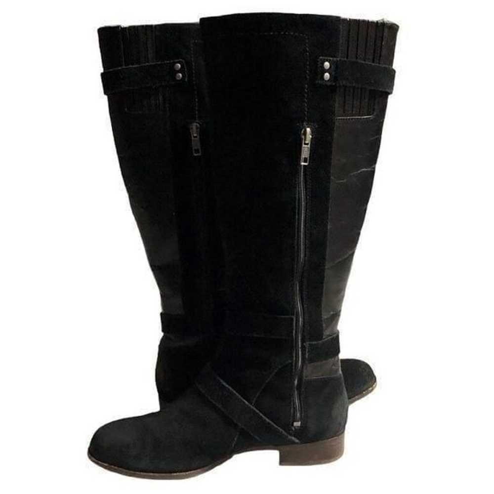 UGG Australia Cyndee Womens Black Leather Suede Z… - image 2