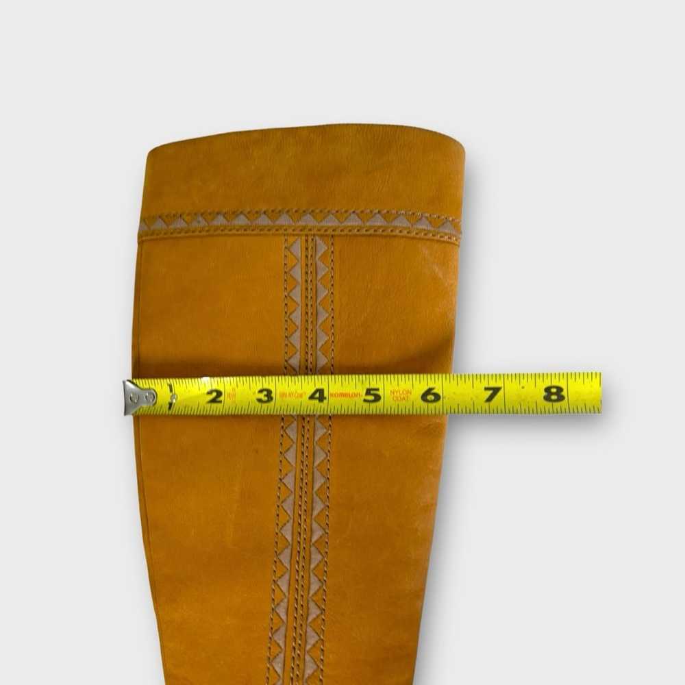 Cole Hahn Tan Camel Southwestern Aztec Knee High … - image 9