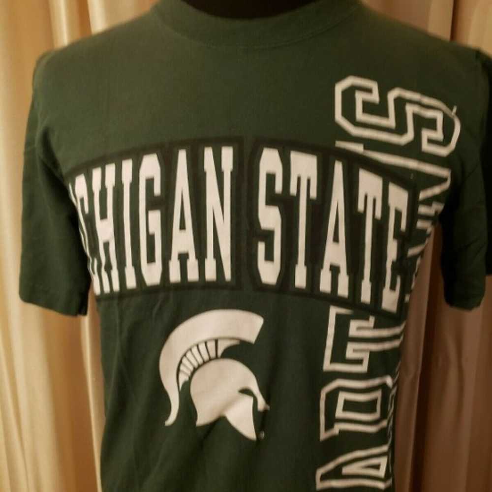 MICHIGAN STATE SPARTANS Vtg 1990 T-Shirt - image 3