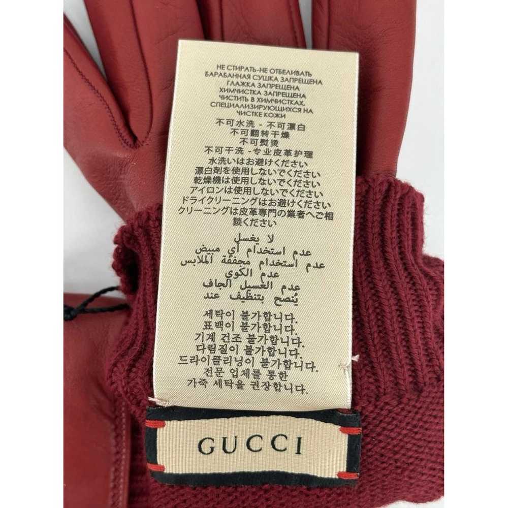 Gucci Leather gloves - image 9