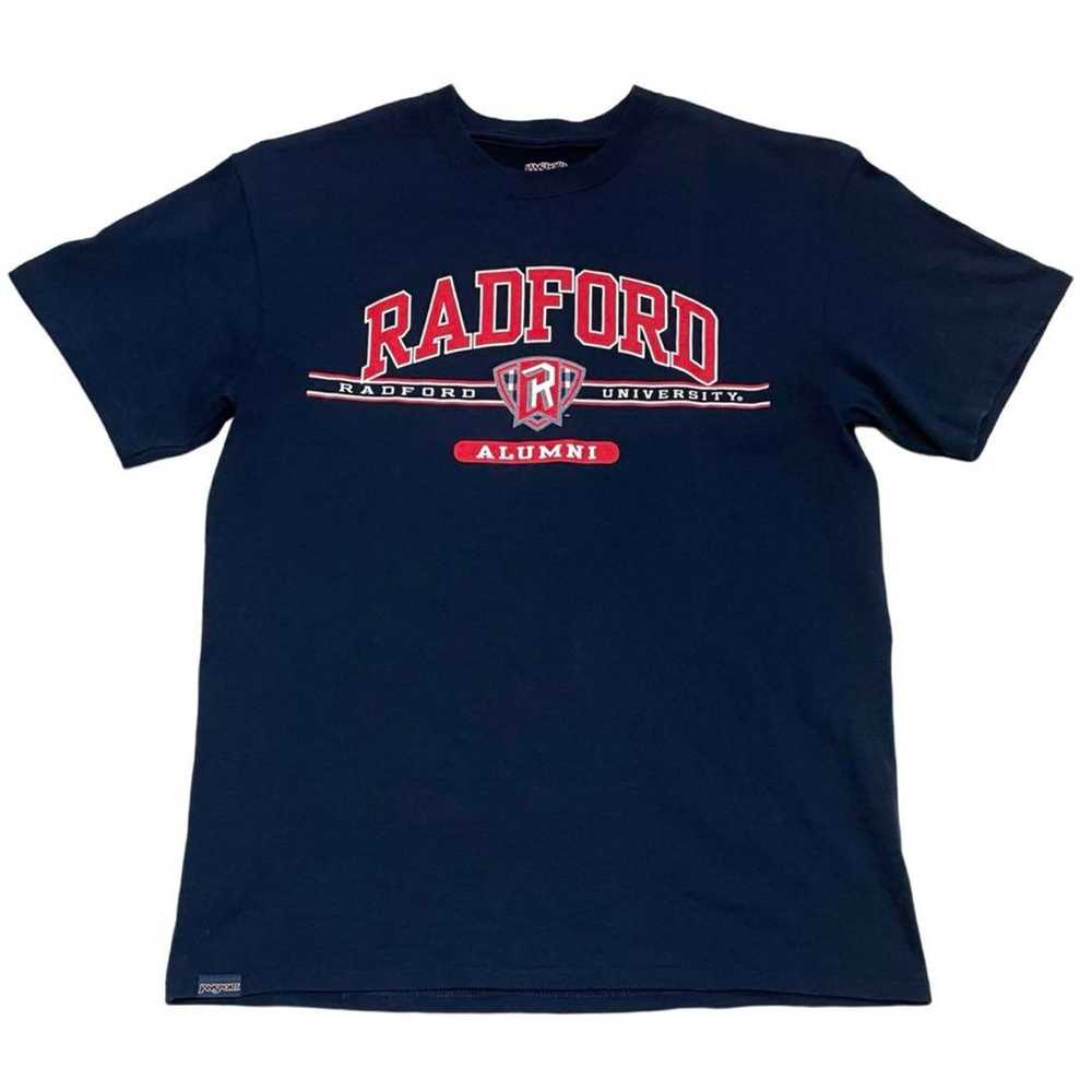 Vintage/M JANSPORT T-shirt Radford University Col… - image 1