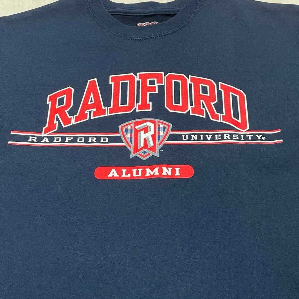 Vintage/M JANSPORT T-shirt Radford University Col… - image 3