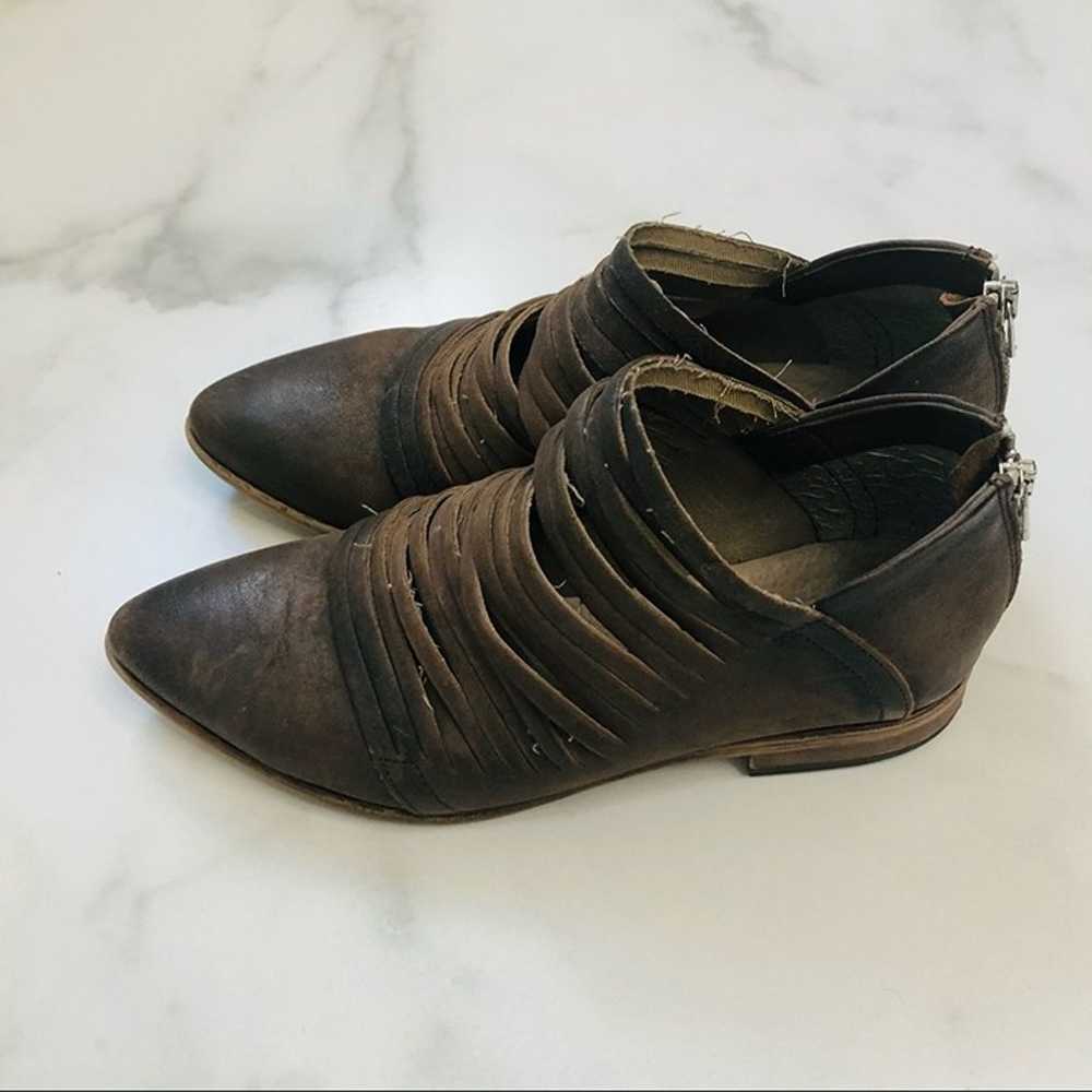 Free people leather ankle booties 38 - image 5