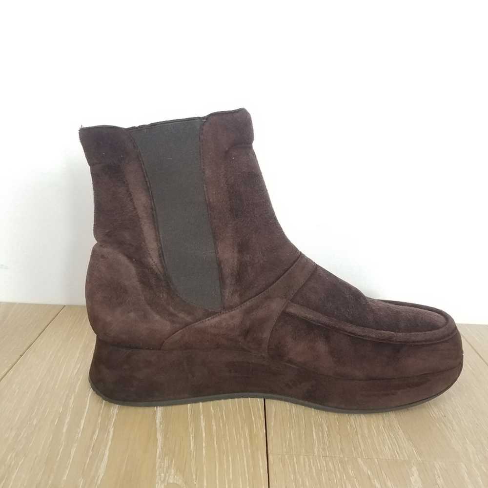 Stephane Kelian Brown Suede Ankle Boots - image 11