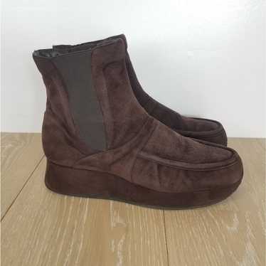 Stephane Kelian Brown Suede Ankle Boots - image 1