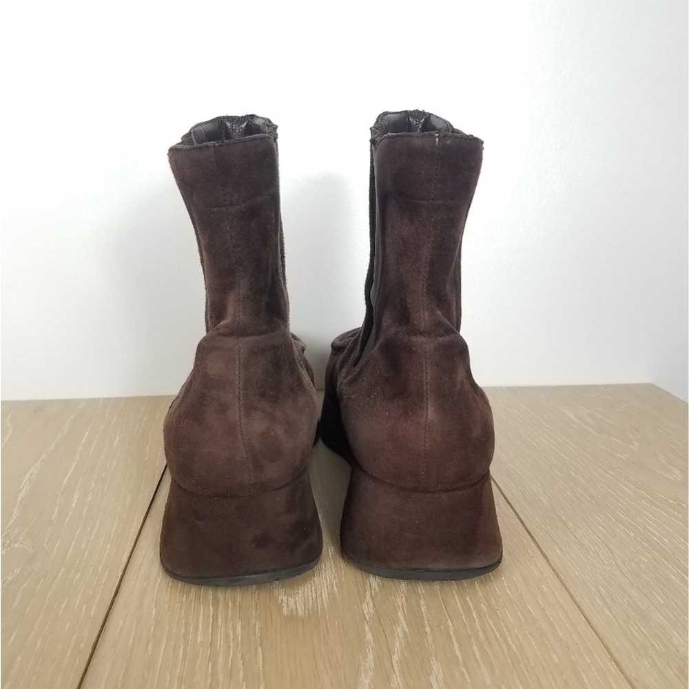 Stephane Kelian Brown Suede Ankle Boots - image 5