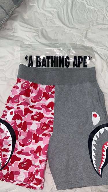 Bape ABC Camo Shark Sweat Shorts