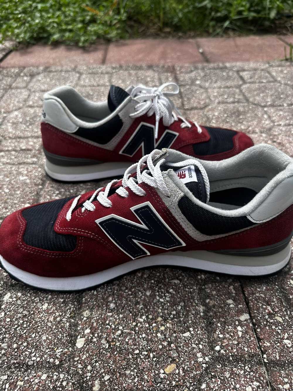 New Balance New Balance 574 Red Navy - image 2