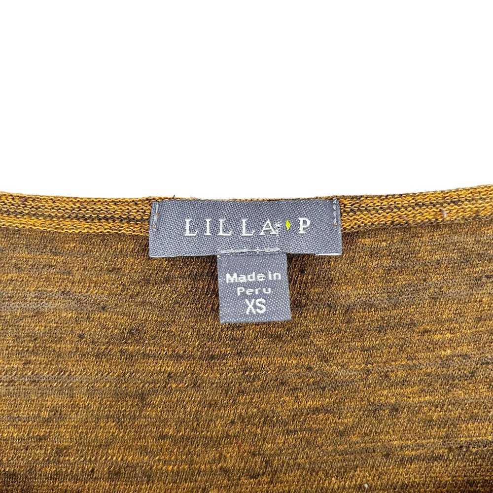 Lilla P Lilla P Yellow Boxy Half Sleeve Shirt Sz … - image 2