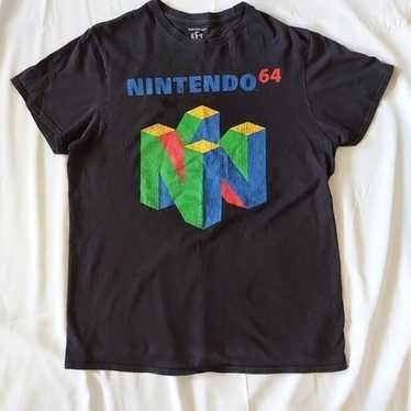 Nintendo 64 Classic Logo Retro Vintage Graphic T-… - image 1