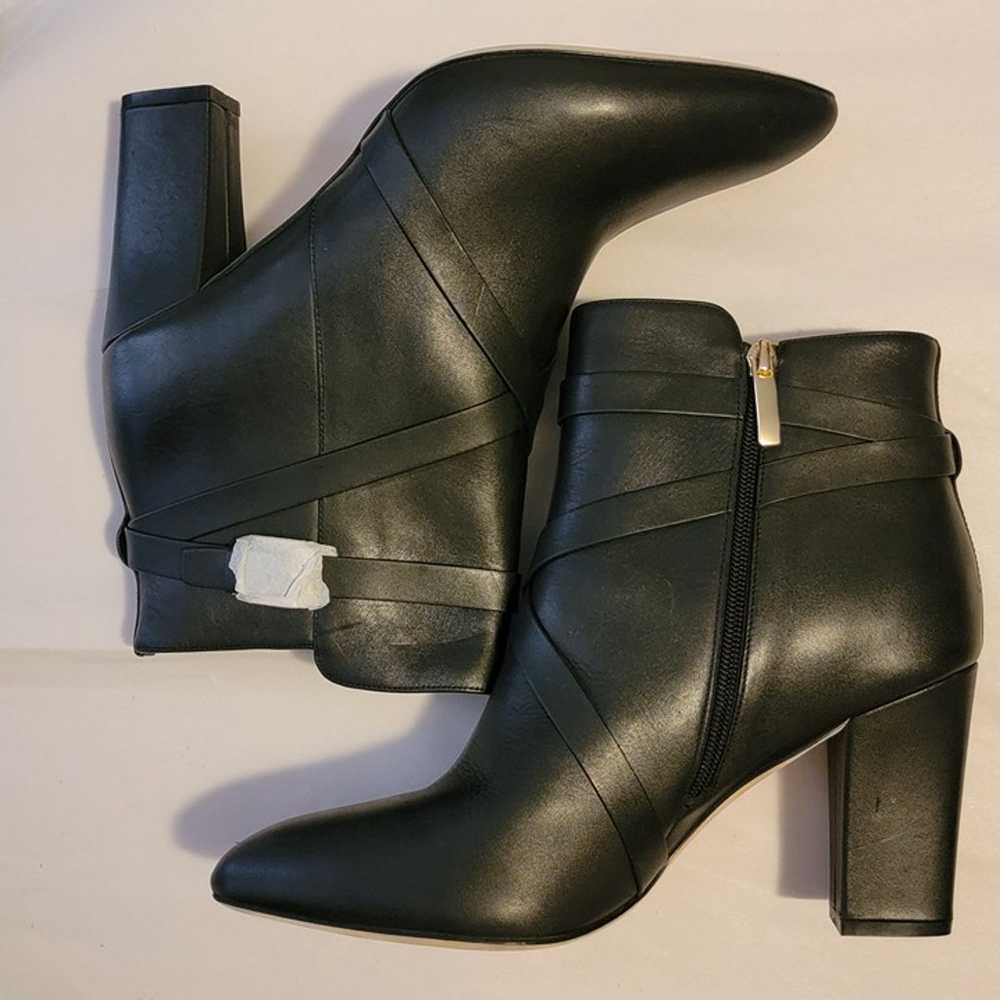 NEW L'AGENCE Francine Boots Womens 10.5 Black Lea… - image 3