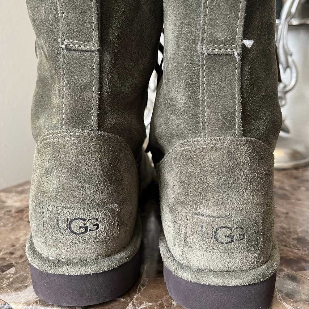 Women's Ugg Elvi Boots Spruce Army Green, Size 10… - image 8