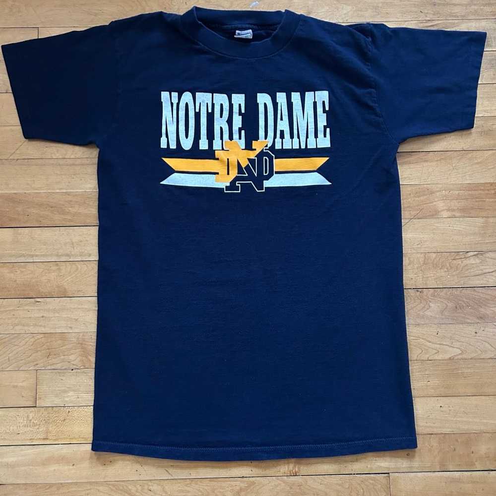 Vintage 80s University of Notre Dame Fighting Iri… - image 1