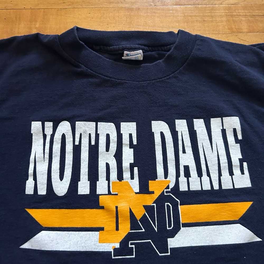 Vintage 80s University of Notre Dame Fighting Iri… - image 2