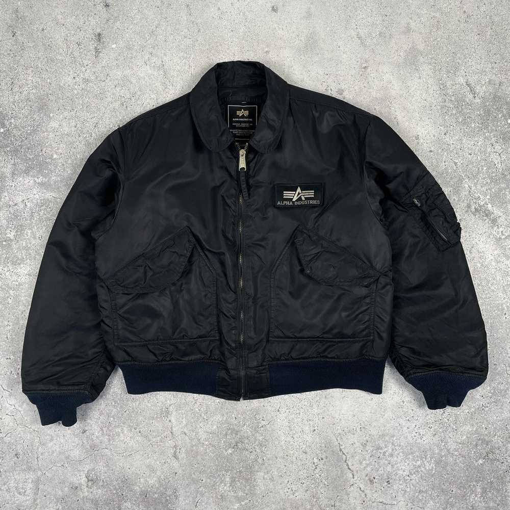 Alpha Industries × Bomber Jacket × Vintage Vintag… - image 1