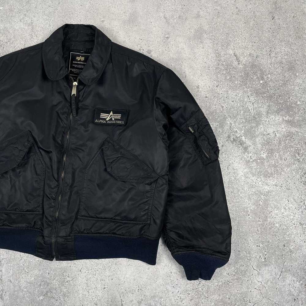 Alpha Industries × Bomber Jacket × Vintage Vintag… - image 3