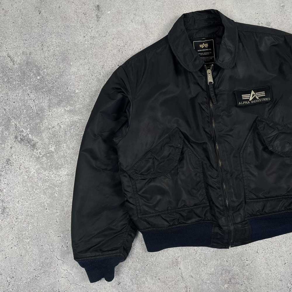 Alpha Industries × Bomber Jacket × Vintage Vintag… - image 4