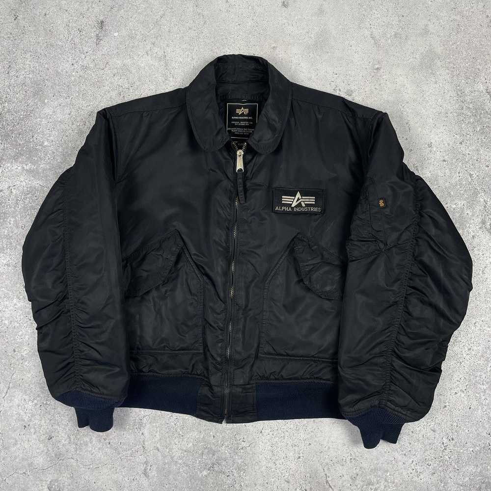 Alpha Industries × Bomber Jacket × Vintage Vintag… - image 5