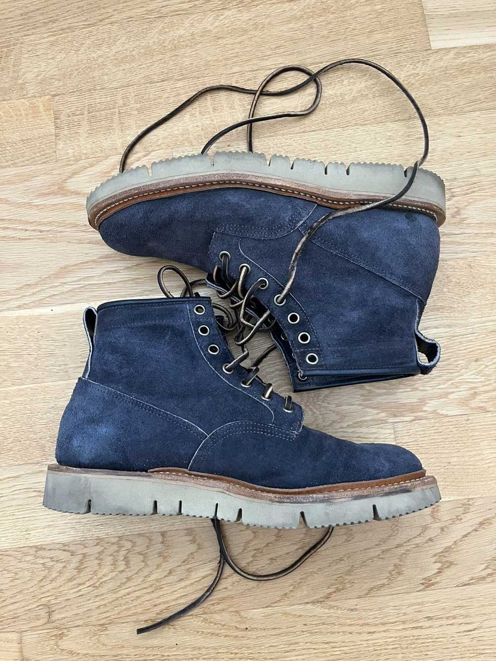 3sixteen × Viberg 3Sixteen Navy Latigo Roughout S… - image 5