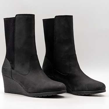 UGG Womens Coraline Black Waterproof Leather Insu… - image 1