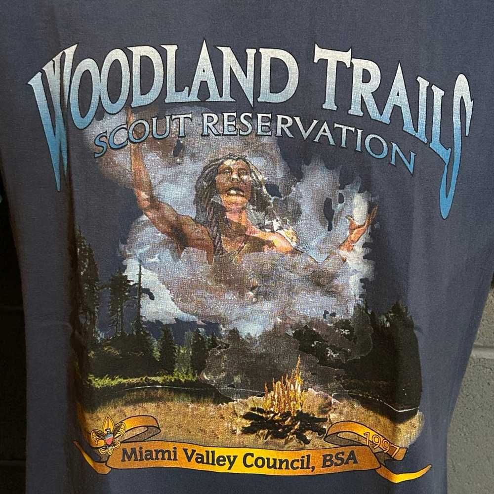 Vintage 1990s Woodland Trails Reservation 1997 Bl… - image 2