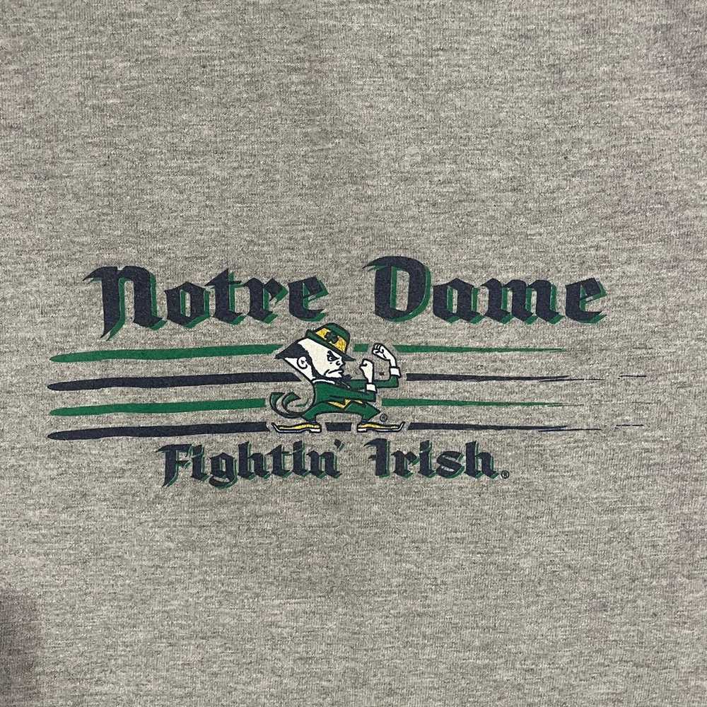 Vintage Notre Dame Long Sleeve Shirt - image 6