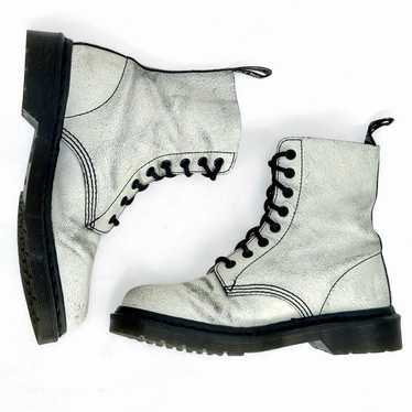 Dr. Martens Pascal UK5/US7 1460 8-Eye Black White… - image 1