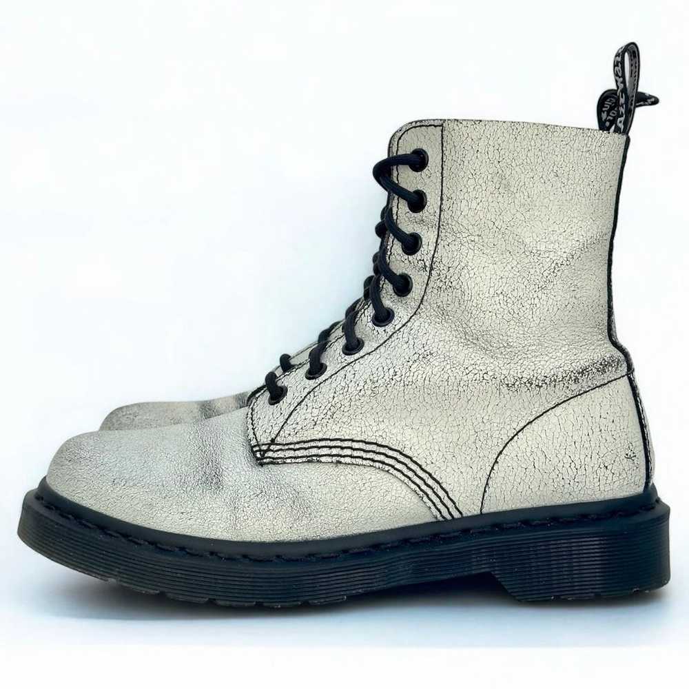 Dr. Martens Pascal UK5/US7 1460 8-Eye Black White… - image 4