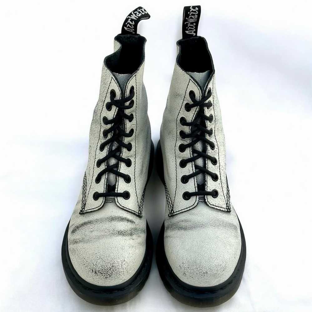 Dr. Martens Pascal UK5/US7 1460 8-Eye Black White… - image 5