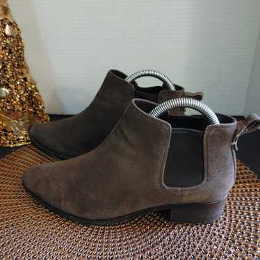 Coach Suffolk Suede Ankle Booties Size 7.5 B - image 1