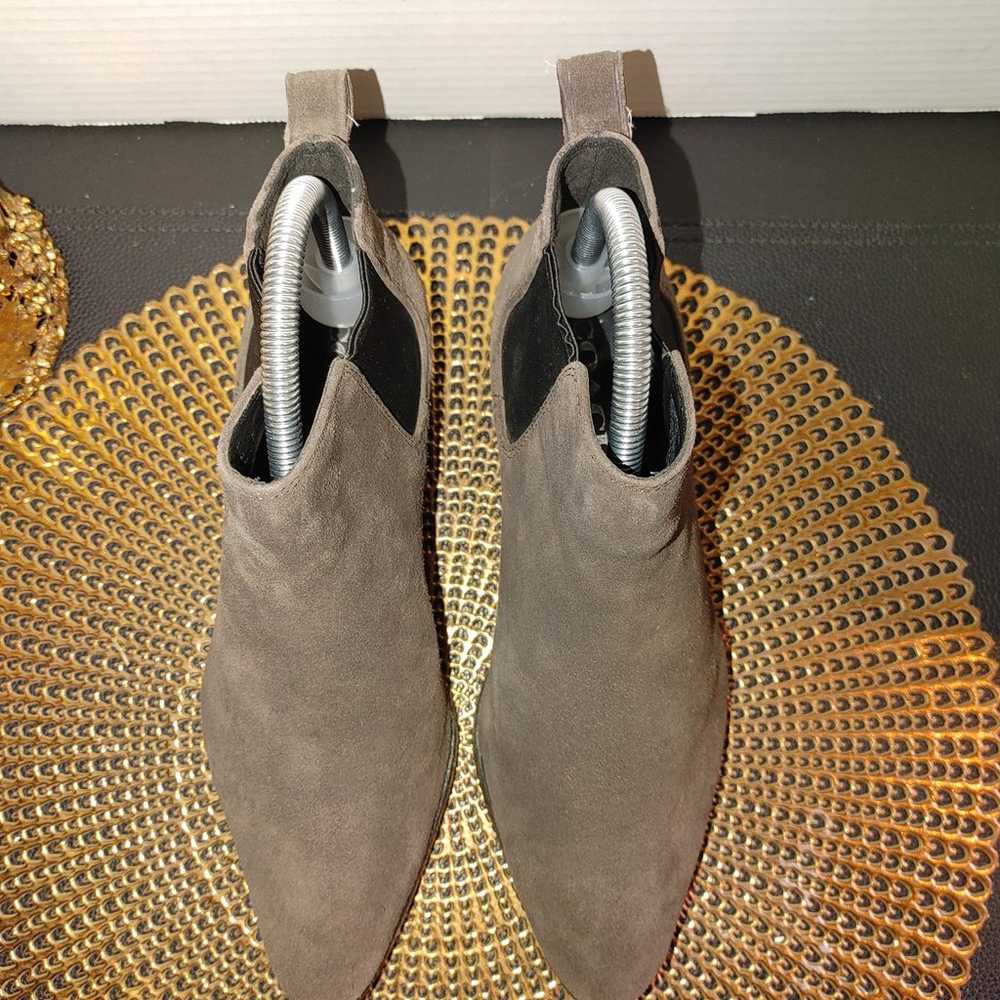 Coach Suffolk Suede Ankle Booties Size 7.5 B - image 3