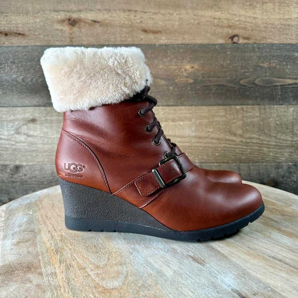 UGG Janney Waterproof Thinsulate® Wedge Bootie Si… - image 2