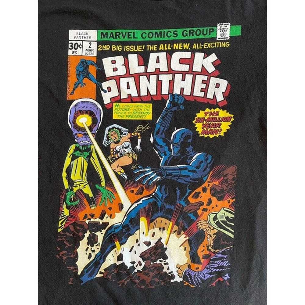 Black Panther Sz M T Shirt Marvel Comics 2nd Big … - image 2