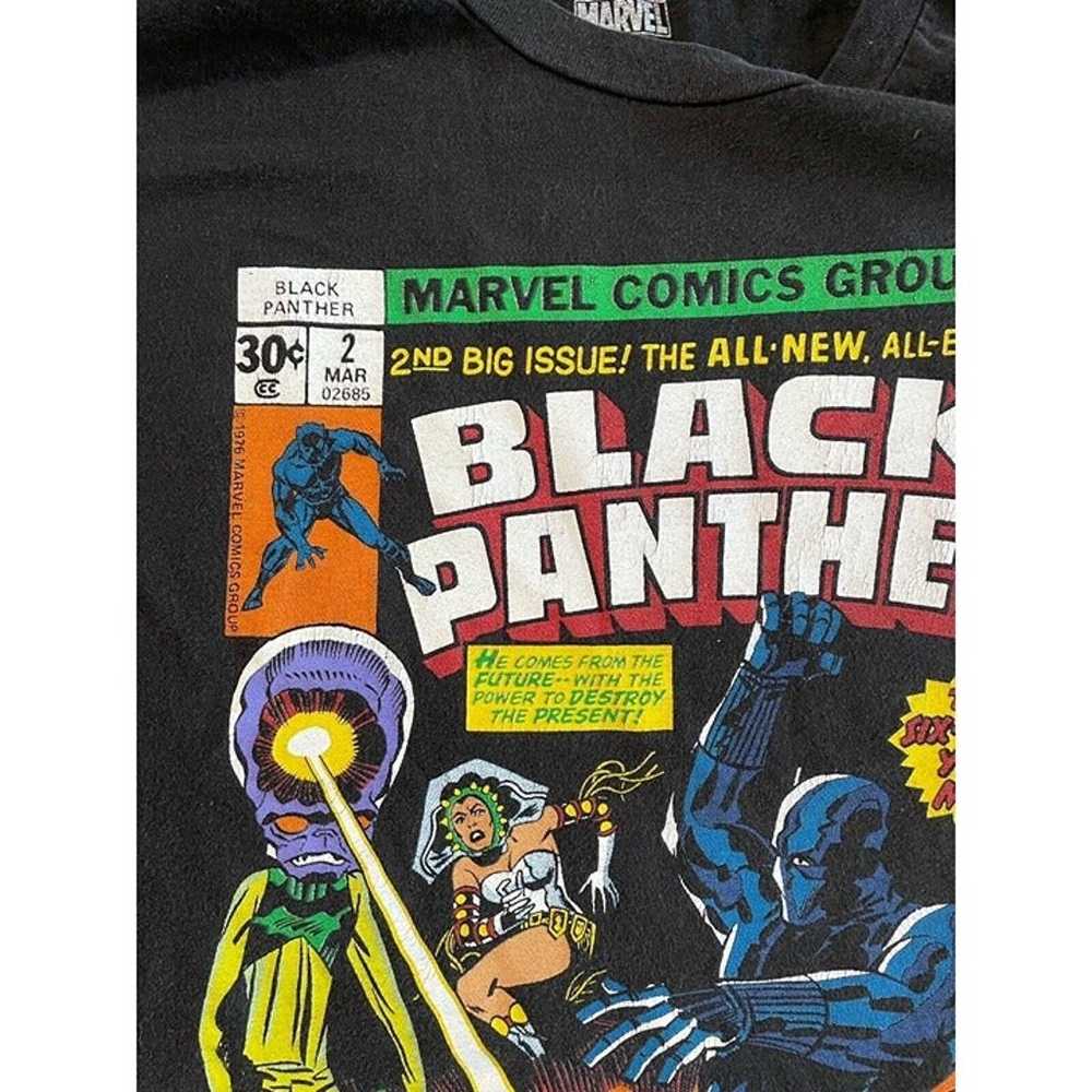 Black Panther Sz M T Shirt Marvel Comics 2nd Big … - image 5