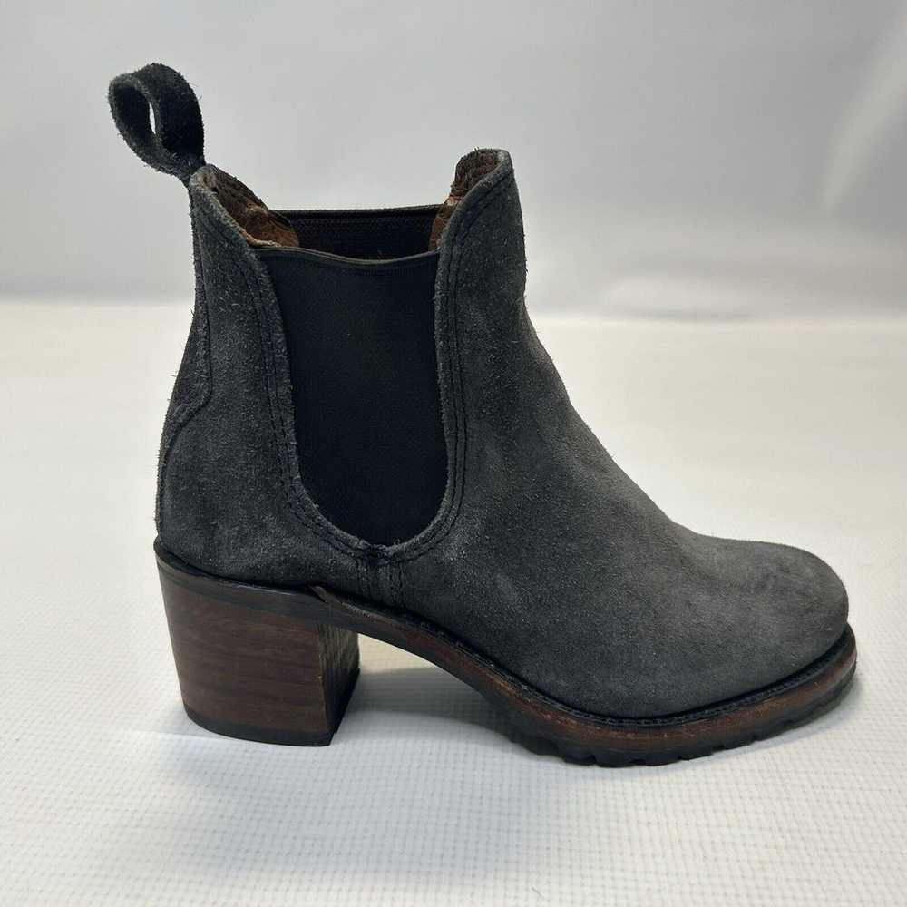 Frye Sabrina Chelsea Leather Heeled Boots Womens … - image 3