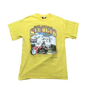 Vintage M&M Men's Sturgis 59th Anniversary Yellow… - image 1