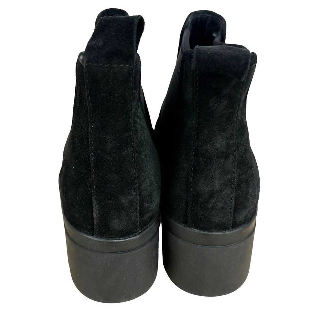 Eileen Fisher Splash Waterproof Suede Bootie Blac… - image 3