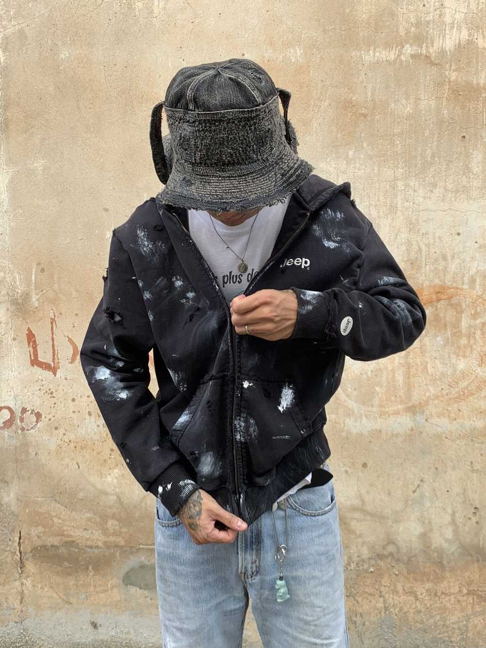 Kapital × Streetwear × Vintage Jeep distressed ho… - image 1