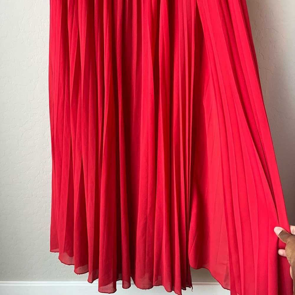 Amur AMUR Dress Lana Cutout Pleated Maxi Gown Red… - image 6