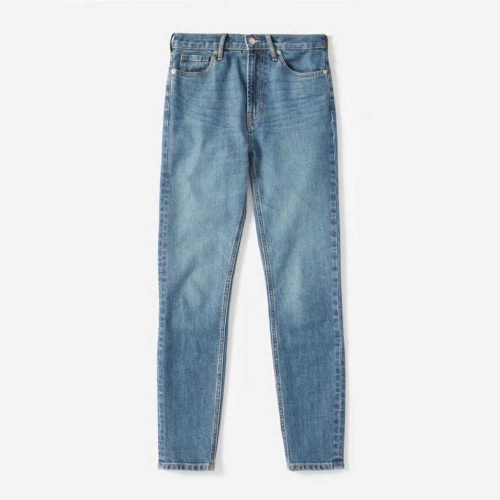 Everlane NEW Everlane High Rise Skinny Jean Mid B… - image 2