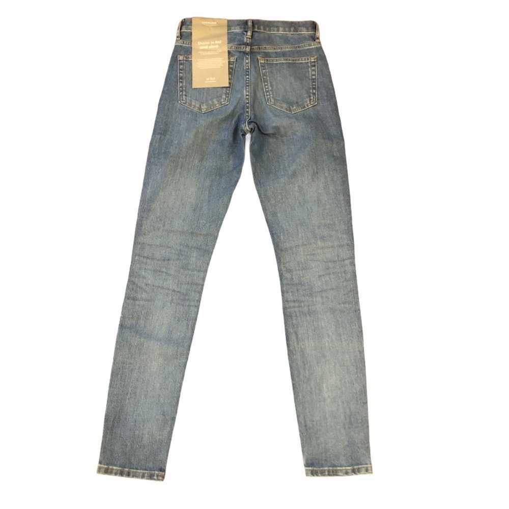 Everlane NEW Everlane High Rise Skinny Jean Mid B… - image 4