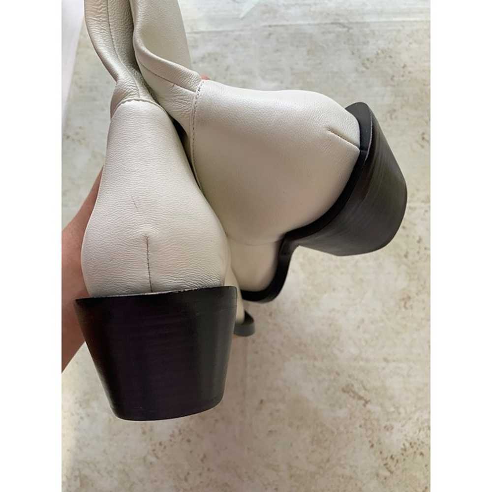 Kelsey Square Toe Heeled Boot Sz 37 - image 11