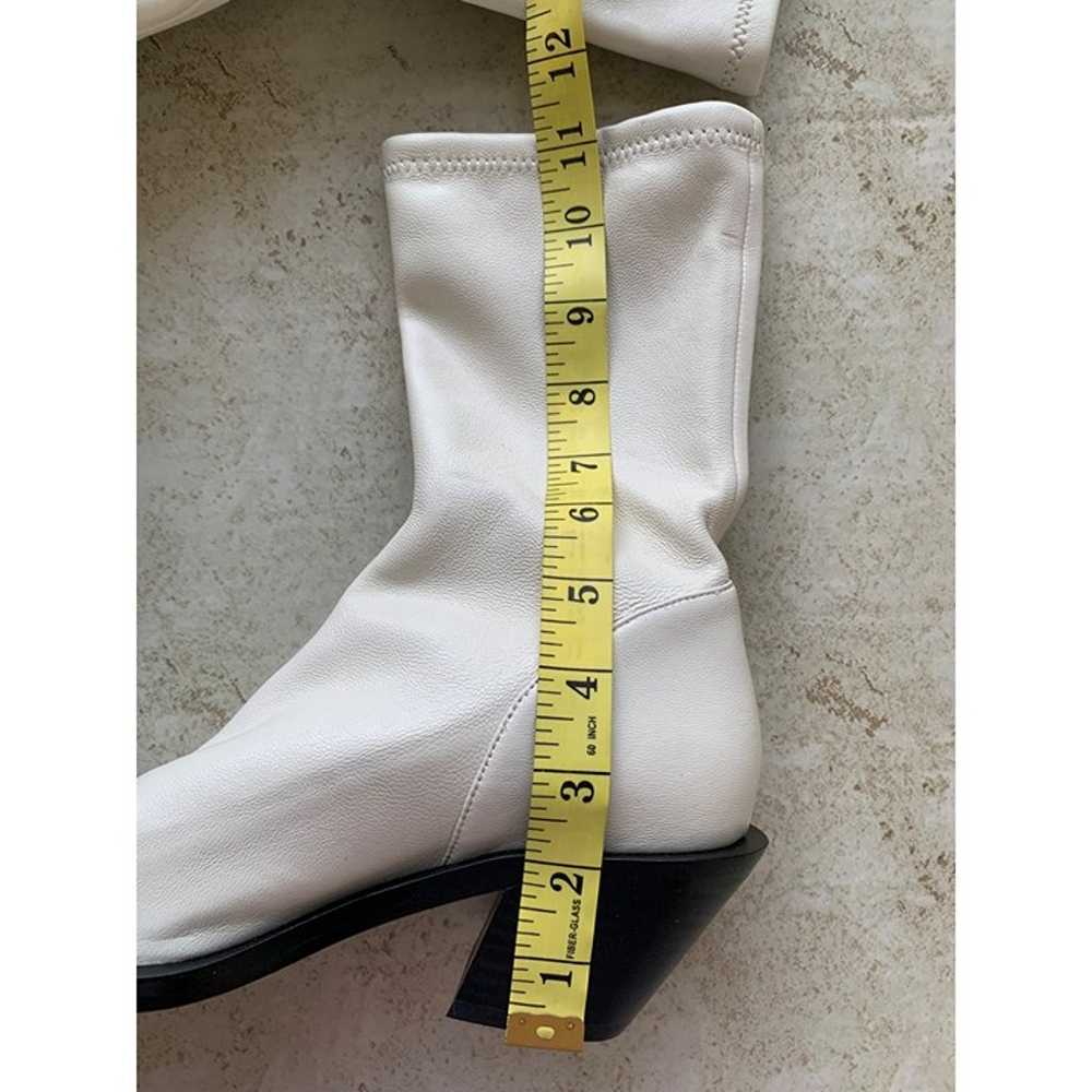 Kelsey Square Toe Heeled Boot Sz 37 - image 6